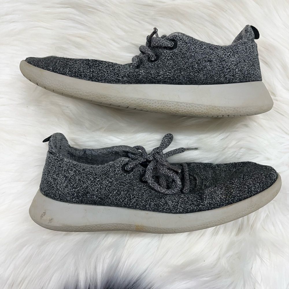 Allbirds Wool Runners Grey mens Athletic Shoes - Picture 4 of 8